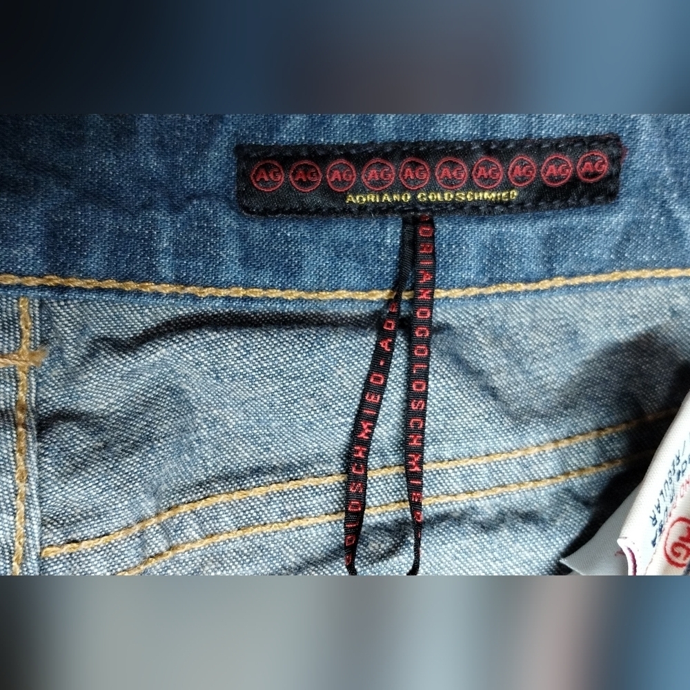 Adriano Goldschmied the Gemeni Bootcut Jeans (31) Blue Denim - Picture 8 of 9